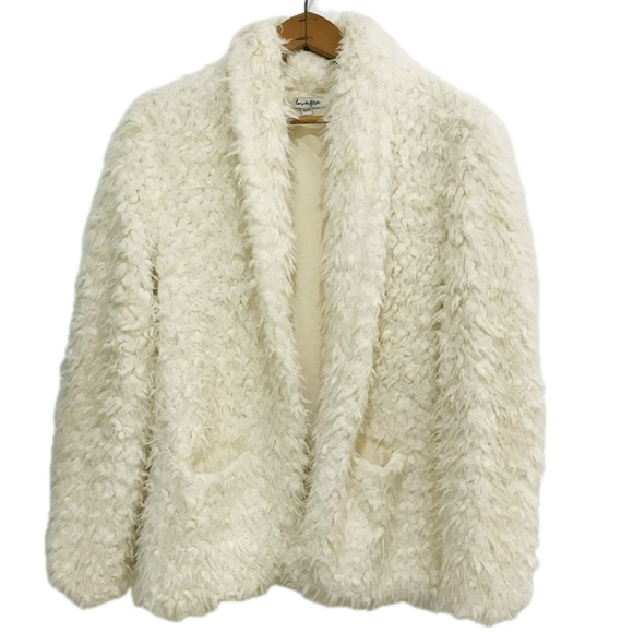 Love Fire Fun White Fuzzy Jacket - Picture 6 of 11